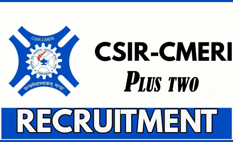 csir-cmeri junior secretariate assistant