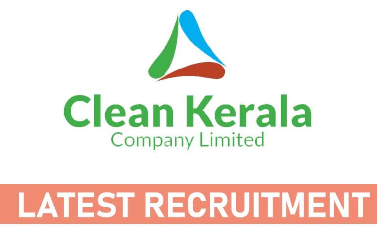 clean kerala company limited recruitment