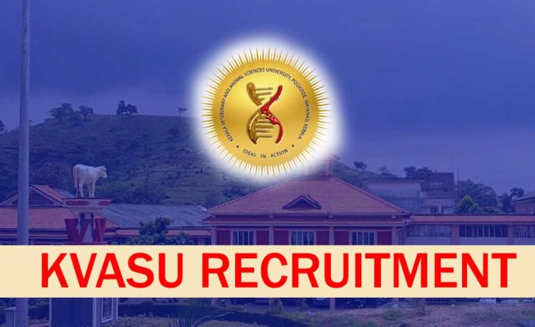 kvasu recruitment notification