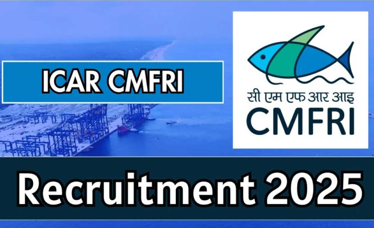 vizhinjam icar-cmfri young professional